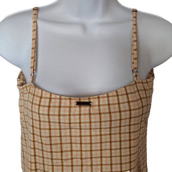 BILLABONG Cruising Dress Sz L SLEEVELESS dress STRETCH POPLIN made in INDIA WOW - Picture 7 of 12